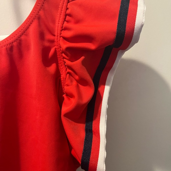 Janie & Jack sailor patriotic red boutique swimsuit for baby girl-12-18 mos - Picture 3 of 6